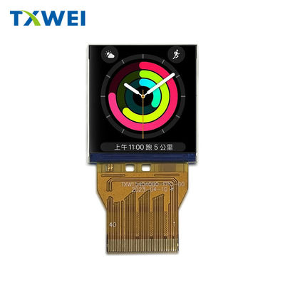 Квадратный 1,54-дюймовый RGB интерфейс 320 * 320 небольшой LCD дисплей 700nits