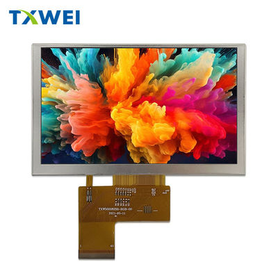 5-дюймовый ЖК-дисплей 800 * 480 650нитов Яркость RGB интерфейс Настраиваемый сенсорный экран