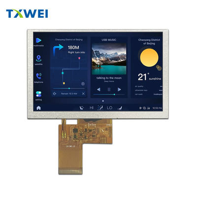 5-дюймовый TFT LCD дисплей с RGB интерфейсом IPS полный вид 800 * 480 высокой четкости TFT емкостный сенсорный