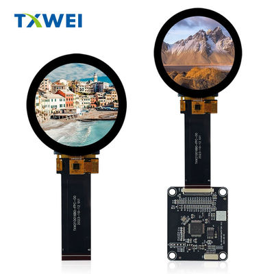 2.1-дюймовый 480 * 480 Круговой TFT LCD дисплей HDMI Дисплейная панель с серийным портом интерфейса USART