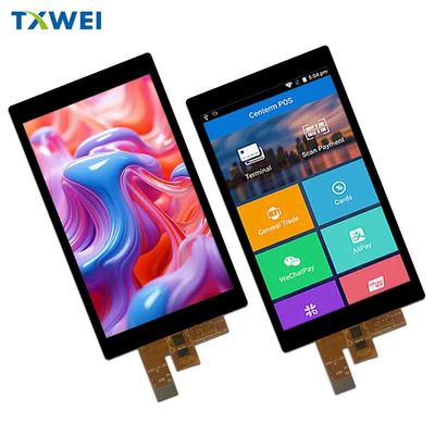 Многоприкосновный PCAP TFT 5,5 дюймовый дисплей MIPI Интерфейс 1080 * 1920 пикселей Гарантия низкой цены
