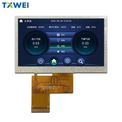 4.3-дюймовый 480*272 Промышленный медицинский дисплей RGB интерфейс LCD дисплей